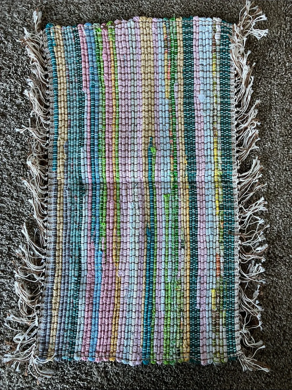 Handmade rag rug